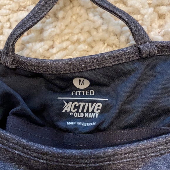 Navy Blue Workout Tank Top - Picture 3 of 6